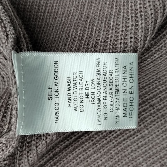 Listicle lavender purple open bow sleeve sweater size medium crew neck - Picture 10 of 10